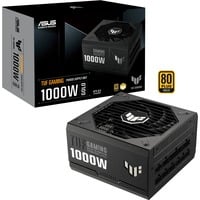 ASUS TUF Gaming 1000W Gold unidad de fuente de alimentación 20+4 pin ATX ATX Negro, Fuente de alimentación de PC negro, 1000 W, 100 - 240 V, 130 W, 1000 W, 130 W, 9,6 W