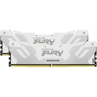 Kingston FURY FURY 32GB 7600MT/s DDR5 CL38 DIMM (Kits de 2) Renegade White XMP, Memoria RAM blanco, 32 GB, 2 x 16 GB, DDR5, 288-pin DIMM