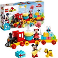 LEGO DUPLO Disney 10941 Tren de Cumpleaños de Mickey y Minnie, Juguete Educativo, Juegos de construcción Juguete Educativo, Juego de construcción, 2 año(s), Plástico, 22 pieza(s), 424 g