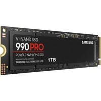 SAMSUNG 990 PRO 1 TB M.2 PCI Express 4.0 NVMe V-NAND MLC, Unidad de estado sólido 1 TB, M.2, 7450 MB/s