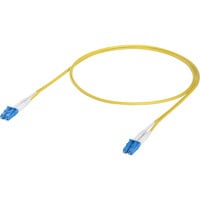 Ubiquiti Cable de parche de fibra óptica OS2 Duplex LC-LC UPC amarillo