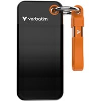 Verbatim Pocket SSD 1 TB USB Tipo C 3.2 Gen 2 (3.1 Gen 2) Negro, Naranja, Unidad de estado sólido negro/Naranja, 1 TB, USB Tipo C, 3.2 Gen 2 (3.1 Gen 2), 1000 MB/s, 10 Gbit/s, Negro, Naranja