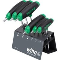 Wiha Juego de llaves de pasador hexagonales, con mango transversal ComfortGrip, Destornillador negro/Rojo