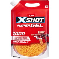 ZURU XSHOT Hyper Gel - Recarga 3000 bolas de gel, Lanzador de gel 