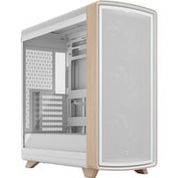 Fractal Design Summit Chalk White TG Clear Tint, Cajas de torre blanco/Madera