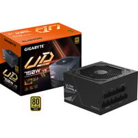 GIGABYTE UD750GM PG5 V2 Fuente de Alimentación – PCIe Gen 5.1, 80 PLUS Gold, Diseño completamente modular, Ventilador de 120 mm, Compatible con ATX 3.1, Enchufe EU, Fuente de alimentación de PC negro, 80 PLUS Gold, Diseño completamente modular, Ventilador de 120 mm, Compatible con ATX 3.1, Enchufe EU, 750 W, 100 - 240 V, 50/60 Hz, 12 - 6.5 A, Activo, 105 W
