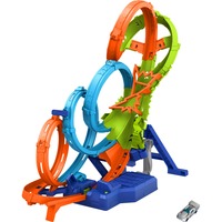 Mattel HXR70 vehículo de juguete, Pistas de carreras Set de pistas y vehículo, 5 año(s), D, Plástico, Multicolor