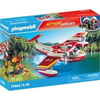 PLAYMOBIL City Action Avión de bomberos con función de extinción, Juegos de construcción 