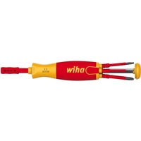 Wiha Destornillador con cargador de puntas LiftUp eléctrico rojo/Amarillo