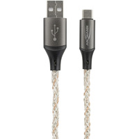 Ansmann Cable USB-A a USB tipo C negro/Transparente