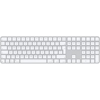 Apple Magic Keyboard con Touch ID y teclado numérico plateado/blanco