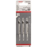 Bosch 2608636432 Hoja de sierra de vaivén Bimetálico 3 pieza(s) Hoja de sierra de vaivén, Laminado, Parqué, Policloruro de vinilo no plastificado (PVC-U), Bimetálico, Gris, 1,4 mm, 8,3 cm