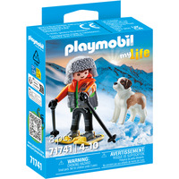 PLAYMOBIL My Life Caminante con San Bernardo, Juegos de construcción 
