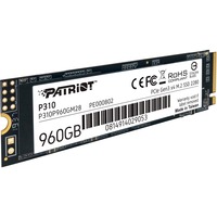 Patriot P310P960GM28 unidad de estado sólido M.2 960 GB PCI Express 4.0 NVMe 960 GB, M.2
