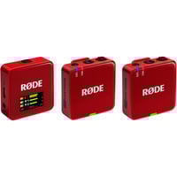 Rode Microphones Wireless GO (Gen 3), Micrófono rojo