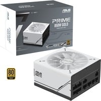 ASUS AP-850G unidad de fuente de alimentación 850 W 20+4 pin ATX ATX Negro, Blanco, Fuente de alimentación de PC blanco/Negro, 850 W, 100 - 240 V, Activo, 110 W, 846 W, 110 W