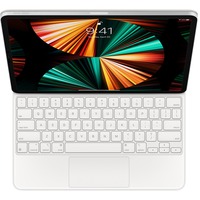 Apple MJQL3LB/A teclado para móvil Blanco AZERTY Inglés de EE. UU. blanco, AZERTY, Inglés de EE. UU., Trackpad, 1 mm, Apple, iPad Pro 12.9-inch (5th generation) iPad Pro 12.9-inch (4th generation) iPad Pro 12.9-inch (3rd...