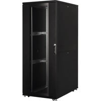 Digitus Armario de servidor de la serie Unique - 800 x 1200 mm (an. x pr.), Armario IT negro, Rack o bastidor independiente, 42U, 1000 kg, Negro
