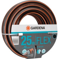 GARDENA Manguera Comfort FLEX 19mm (3/4"), 25 m negro/Naranja, 18053-20