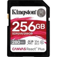 Kingston Canvas React Plus 256 GB SDXC, Tarjeta de memoria 