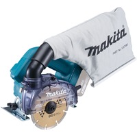Makita Cortadora de diamante a batería DCC500Z, 18 Voltios, Sierra circular azul/Negro