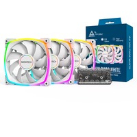 Montech AX120 PWM 120x120x25, Ventilador blanco
