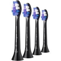 Philips Sonicare S2 Sensitive HX6054/88, pack de 4, Cabezal de cepillo negro