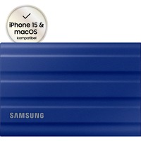 SAMSUNG MU-PE2T0R 2000 GB Wifi Azul, Unidad de estado sólido azul, 2000 GB, USB Tipo C, 3.2 Gen 2 (3.1 Gen 2), 1050 MB/s, Protección mediante contraseña, Azul