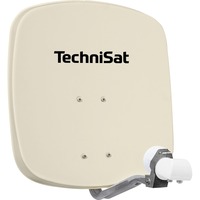 TechniSat Digidish 45 Twin antena de satélite Beige, Antena parabólica beige, Beige, Aluminio, 45 cm