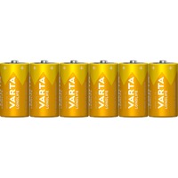 VARTA 4114 Batería de un solo uso C Alcalino Batería de un solo uso, C, Alcalino, 1,5 V, 6 pieza(s), Azul, Amarillo