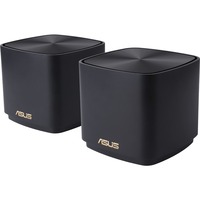ASUS ZenWiFi XD4 Plus (B-2-PK) Doble banda (2,4 GHz / 5 GHz) Wi-Fi 6 (802.11ax) Negro Interno, Enrutador de malla negro, Negro, Interno, Enrutador de malla, Poder, 306,58 m², Doble banda (2,4 GHz / 5 GHz)