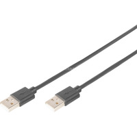 Digitus Cable de conexión USB 2.0 USB-A (conector) > USB-A (conector) negro