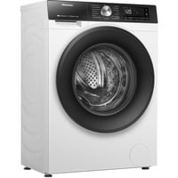 Hisense WD3S8043BW3 lavadora-secadora Independiente Carga frontal Blanco, Secadora de ropa blanco/Negro, Carga frontal, Independiente, Blanco, Izquierda, Gris, Botones, Giratorio
