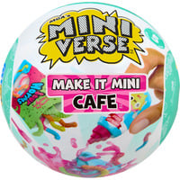 MGA Entertainment Make It Mini Foods: Cafe in PDQ Series 5 (Wave A), Manualidades Miniverse Make It Mini Foods: Cafe in PDQ Series 5 (Wave A), 8 año(s), Multicolor, Plástico