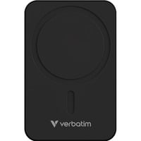 Verbatim Charge 'n' Go Essentials 20000 mAh Cargador inalámbrico Negro, Banco de potencia negro, 20000 mAh, Quick Charge 3.0, Cargador inalámbrico, 50 W, Negro