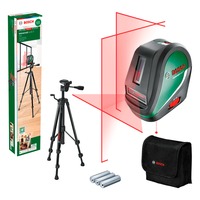Bosch Láser de líneas cruzadas UniversalLevel 3 Set verde/Negro