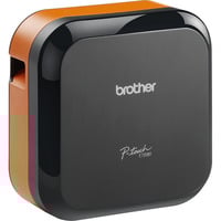 Brother P-touch E720BT CUBE Pro, Impresora de etiquetas negro/Naranja