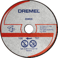 Dremel Disco de corte para metal y plástico DSM20 (DSM510), Hoja 