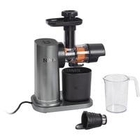 Ninja Extractor de jugos en frío con filtro antiobstrucción, Licuadora gris