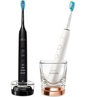 Philips Sonicare DiamondClean 9000 DiamondClean 9000 HX9914/57 Cepillo dental recargable, Cepillo de dientes eléctrico multicolor, Adulto, Cepillo dental sónico, Cuidados diarios, Limpieza profunda, Cuidado de las encías, Blanqueador, Negro, Blanco, AC/Batería, Batería integrada