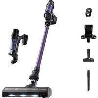 Rowenta RH6A31 Aspiradora escoba 2 en 1 Batería Secar Sin bolsa 140 W Negro, Púrpura, Aspirador vertical negro/Lila, Aspiradora escoba 2 en 1, Sin bolsa, Negro, Púrpura, Rectangular, Secar, Ciclónico