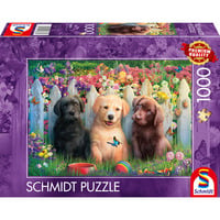Schmidt Spiele Escena de cachorros tiernos, Puzzle 