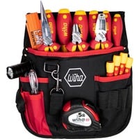 Wiha Juego de herramientas para electricista, mixto, Kit de herramientas rojo/Amarillo