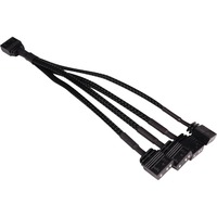 Alphacool Divisor en Y aRGB 3 pines a 4x 3 pines, 15 cm, Cable Y negro