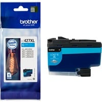 Brother LC-427XLC cartucho de tinta 1 pieza(s) Original Alto rendimiento (XL) Cian Alto rendimiento (XL), Cian, Tinta a base de pigmentos, 1 pieza(s), 5000 páginas, Pack individual