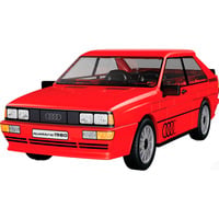 COBI Audi Quattro 1980, Juegos de construcción rojo