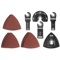 EINHELL Juego de herramientas múltiples para madera, metal, plástico, 17 piezas, Rueda de esmeril 
