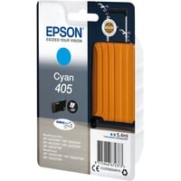 Epson Singlepack Cyan 405 DURABrite Ultra Ink, Tinta Rendimiento estándar, Tinta a base de pigmentos, 5,4 ml, 1 pieza(s), Pack individual