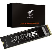 GIGABYTE AORUS Gen5 14000 4 TB M.2 PCI Express 5.0 NVMe 3D TLC NAND, Unidad de estado sólido negro, 4 TB, M.2, 14100 MB/s