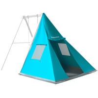 HUDORA 64037, Tienda de campaña beige/Turquesa